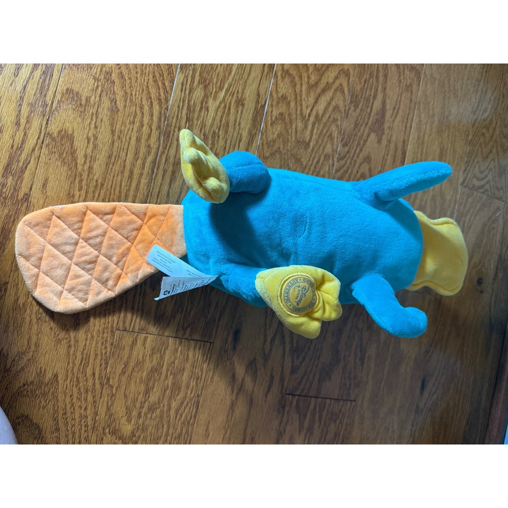 Disney Store Phineas and Ferb Perry the Platypus Teal Plush Toy